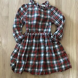 J.Crew girls crewcuts plaid flannel dress size 6